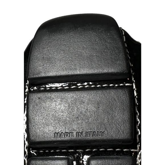 PRADA Black Patent Leather Logo Buckle Tassel Driving Moccasins Loafers Flats 40 - Picture 8 of 8